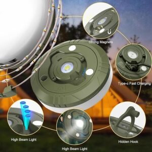 תאורת מחרוזת לקמפינג