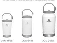 קנקן קש מתקפל של Stanley Iceflow עם ידית